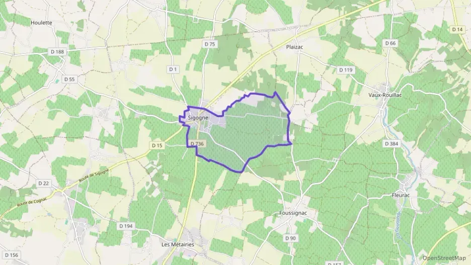 Maison 70 m² trois pièces à vendre à Sigogne