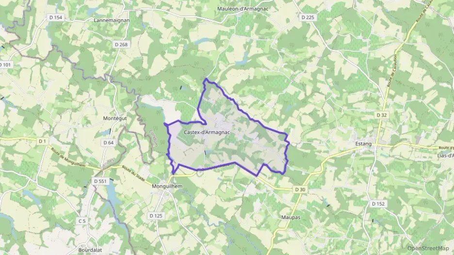 Maison 110 m² cinq pièces à vendre à Castex-d`Armagnac