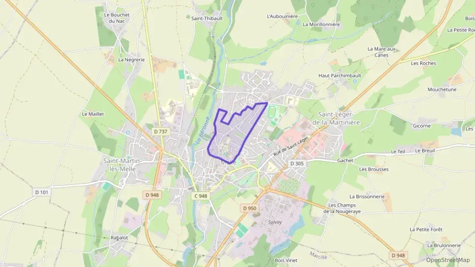 Maison 100 m² quatre pièces à vendre à Melle Maison 100 m² quatre pièces à vendre à Melle