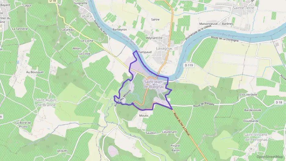 Maison 76 m² quatre pièces à vendre à Saint-Jean-de-Blaignac