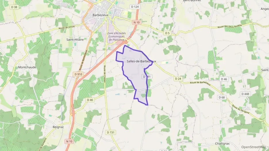 Maison 105 m² trois pièces à vendre à Salles-de-Barbezieux Maison 105 m² trois pièces à vendre à Salles-de-Barbezieux