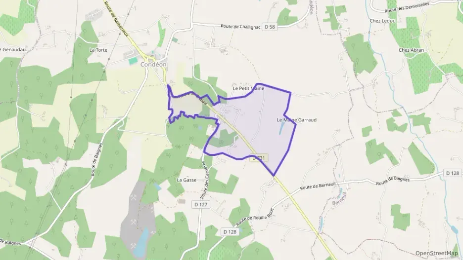 Maison 55 m² trois pièces à vendre à Condéon