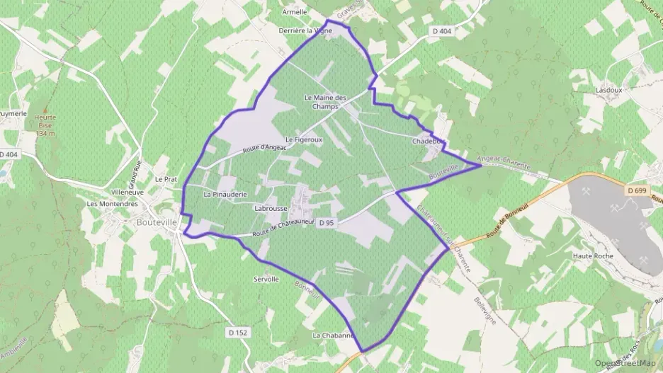 Maison 118 m² quatre pièces à vendre à Bouteville Maison 118 m² quatre pièces à vendre à Bouteville