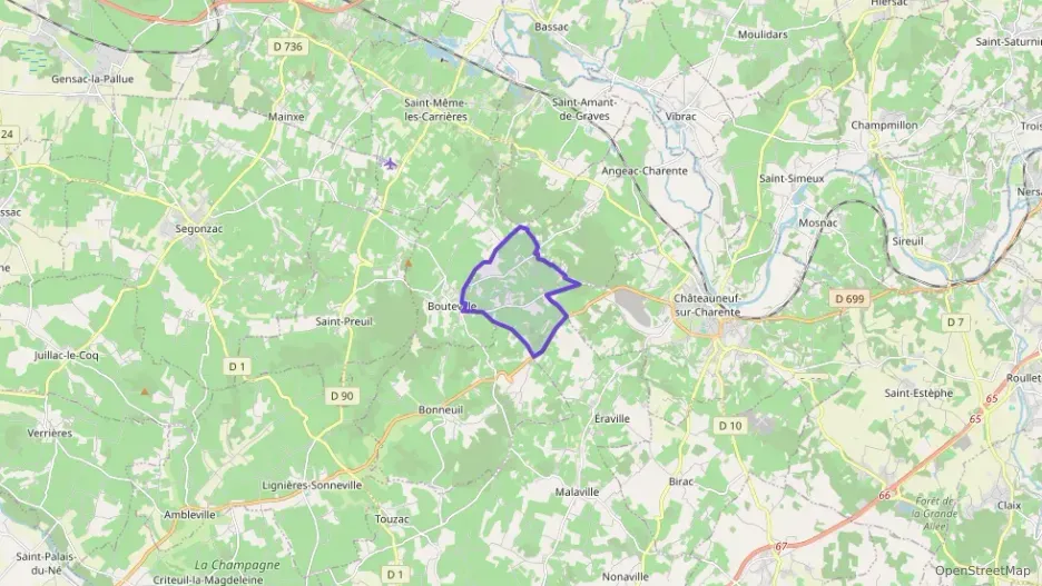 Maison 118 m² quatre pièces à vendre à Bouteville Maison 118 m² quatre pièces à vendre à Bouteville