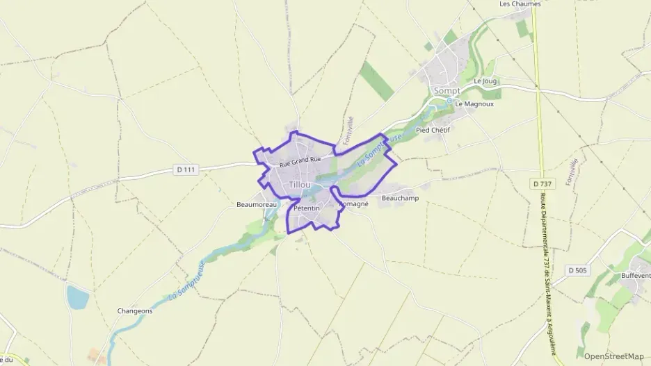 Maison 115 m² quatre pièces à vendre à Chef-Boutonne