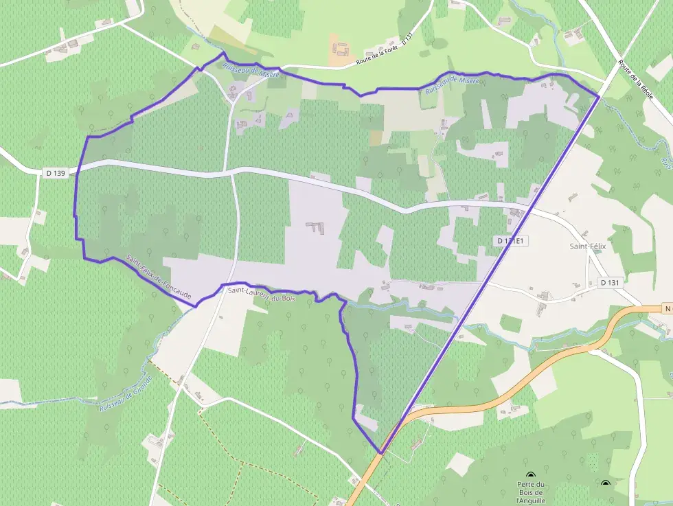 Maison 90 m² trois pièces à vendre à Saint-Félix-de-Foncaude