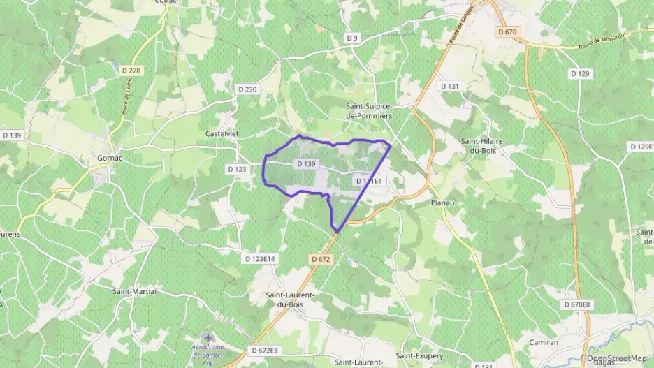 Maison 90 m² trois pièces à vendre à Saint-Félix-de-Foncaude