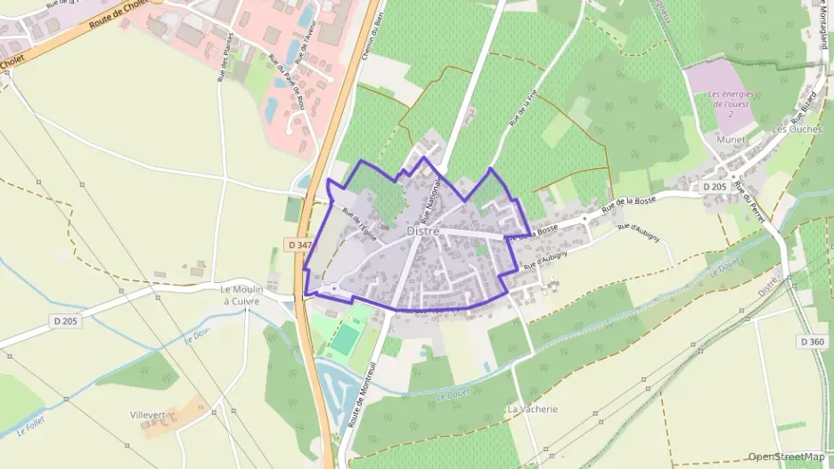 Maison 66 m² quatre pièces à vendre à Distré Maison 66 m² quatre pièces à vendre à Distré