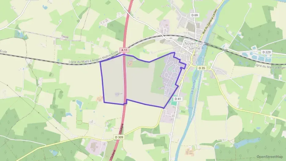 Maison 80 m² quatre pièces à vendre à Noyen-sur-Sarthe