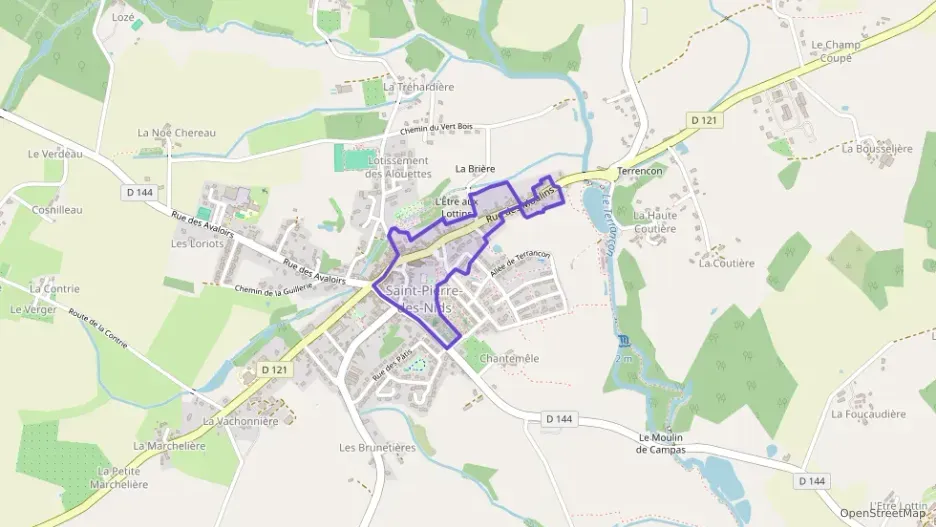 Maison 68 m² trois pièces à vendre à Saint-Pierre-des-Nids