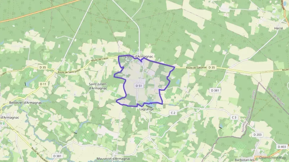 Maison 66 m² trois pièces à vendre à Créon-d`Armagnac
