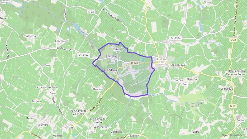 Maison 90 m² quatre pièces à vendre à Lussac