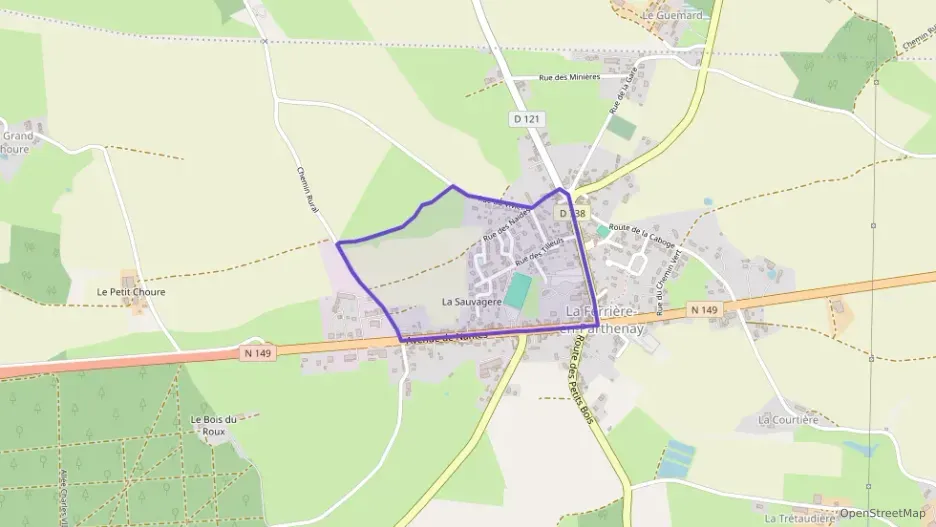 Maison 92 m² quatre pièces à vendre à La Ferrière-en-Parthenay