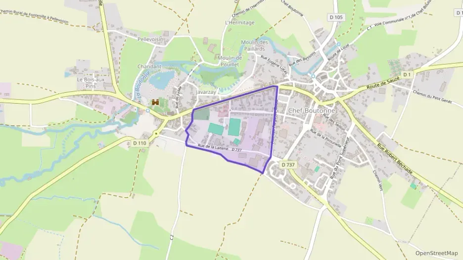 Maison 66 m² quatre pièces à vendre à Chef-Boutonne