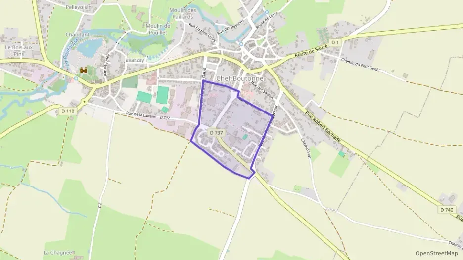 Maison 97 m² quatre pièces à vendre à Chef-Boutonne