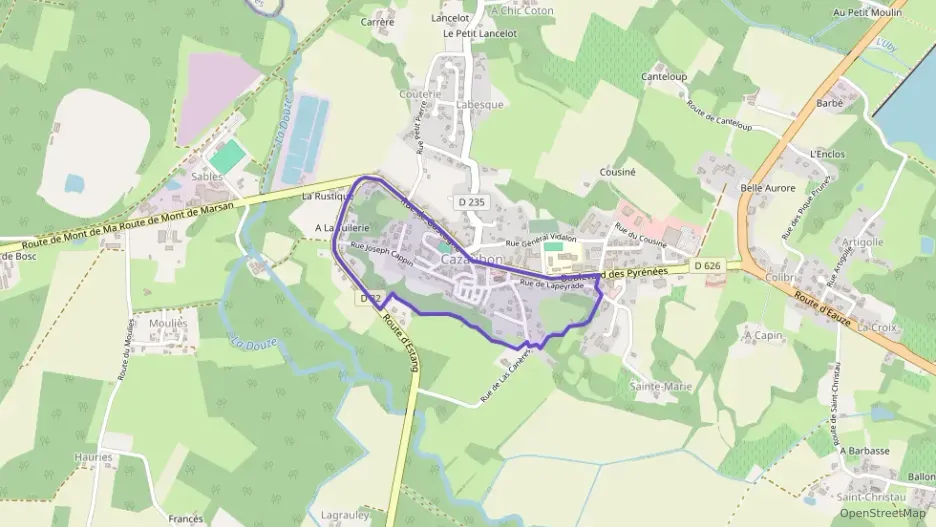 Maison 70 m² quatre pièces à vendre à Cazaubon