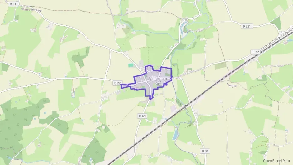 Maison 120 m² six pièces à vendre à Vallon-sur-Gée