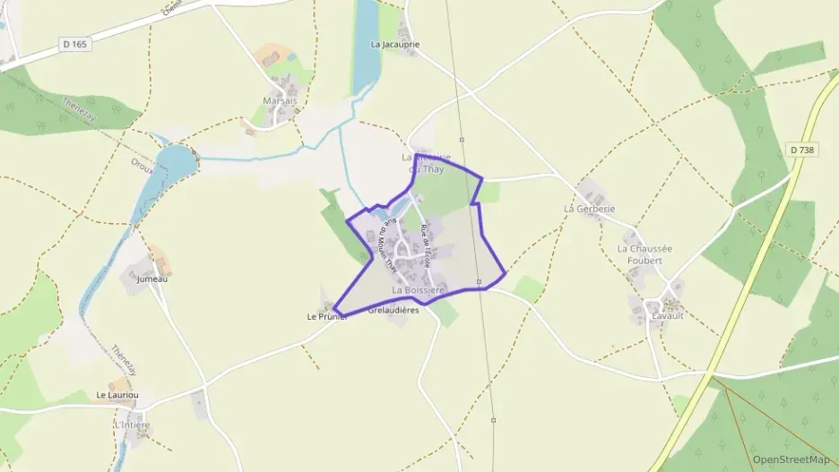 Maison 120 m² quatre pièces à vendre à Thénezay