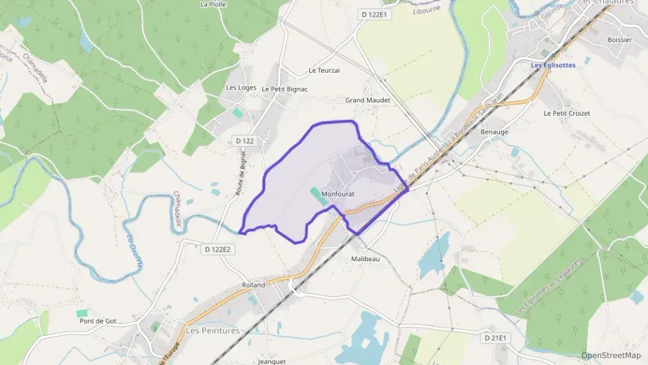 Maison 190 m² sept pièces à vendre à Les Églisottes-et-Chalaures