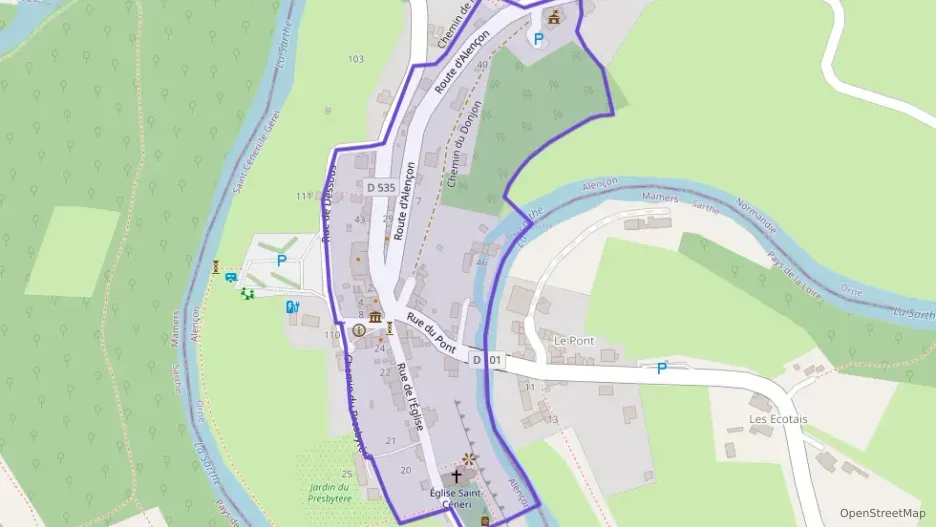 Maison 93 m² cinq pièces à vendre à Saint-Céneri-le-Gérei Maison 93 m² cinq pièces à vendre à Saint-Céneri-le-Gérei