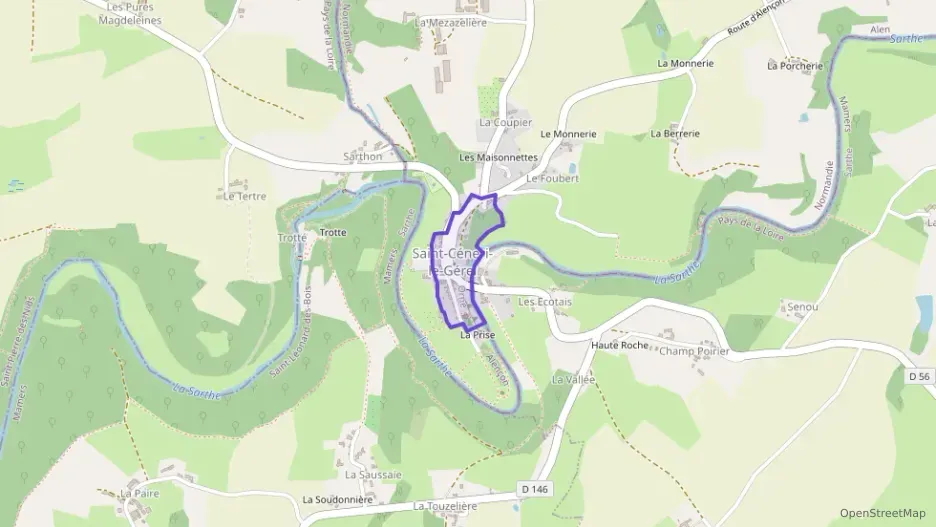 Maison 93 m² cinq pièces à vendre à Saint-Céneri-le-Gérei Maison 93 m² cinq pièces à vendre à Saint-Céneri-le-Gérei