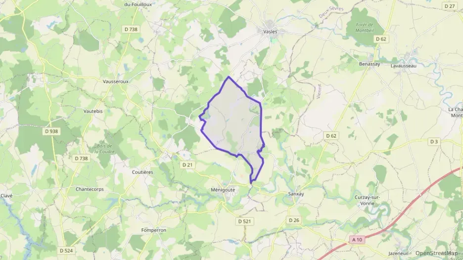 Maison 80 m² trois pièces à vendre à Vasles