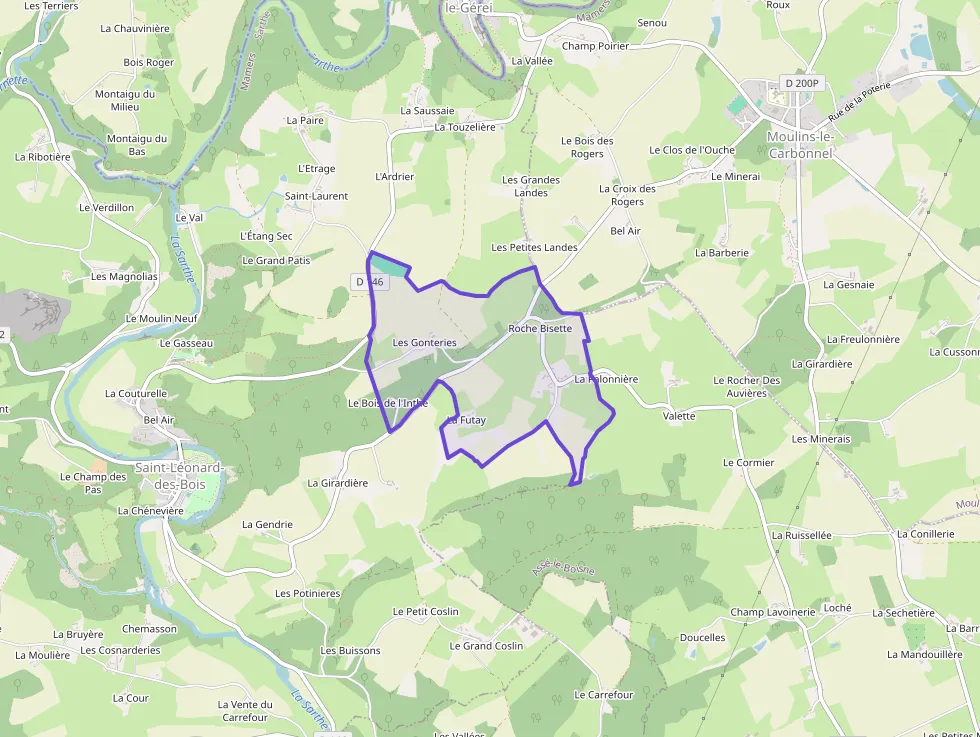 Maison 109 m² trois pièces à vendre à Saint-Léonard-des-Bois