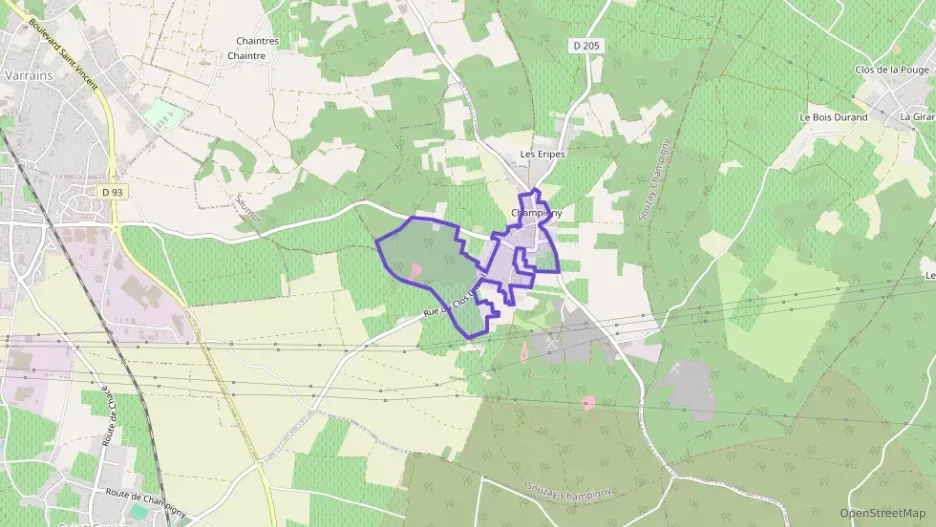 Maison 170 m² six pièces à vendre à Souzay-Champigny