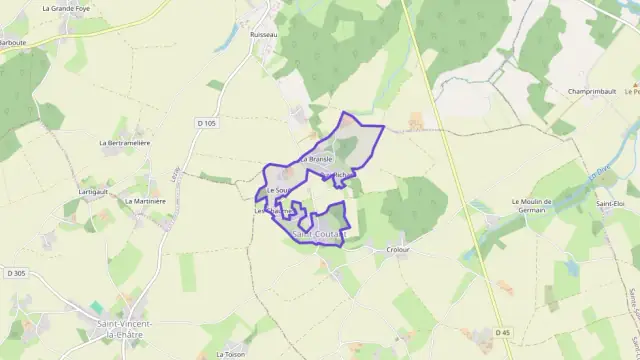 Maison 95 m² trois pièces à vendre à Saint-Coutant