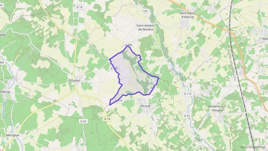 Maison 100 m² quatre pièces à vendre à Saint-Amant-de-Nouère