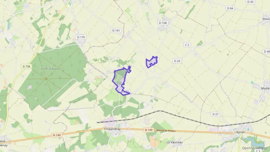 Maison 66 m² deux pieces à vendre à Cherves Maison 66 m² deux pieces à vendre à Cherves