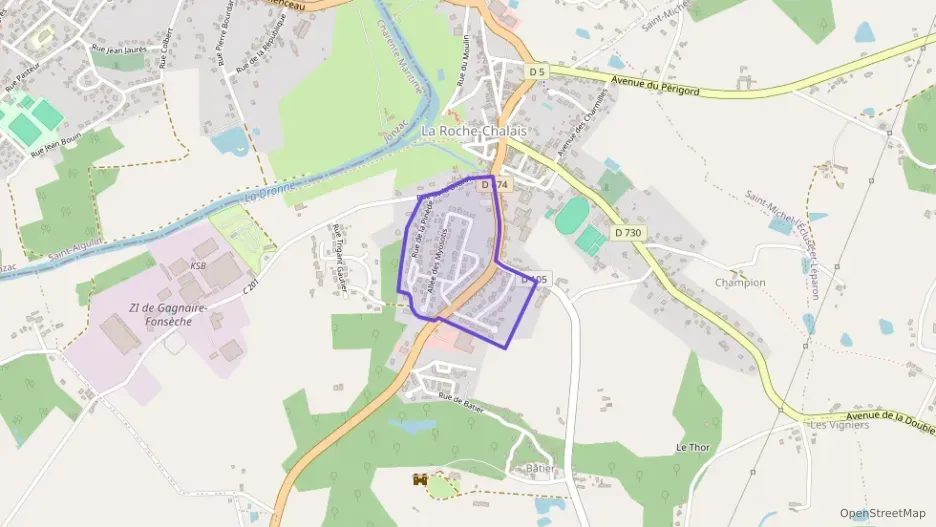 Maison 90 m² quatre pièces à vendre à La Roche-Chalais