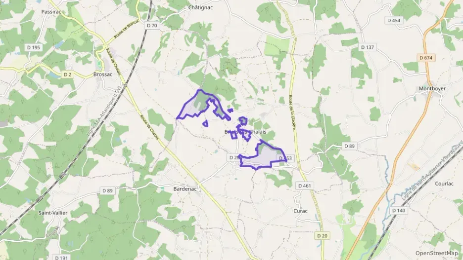 Maison 95 m² quatre pièces à vendre à Brie-sous-Chalais