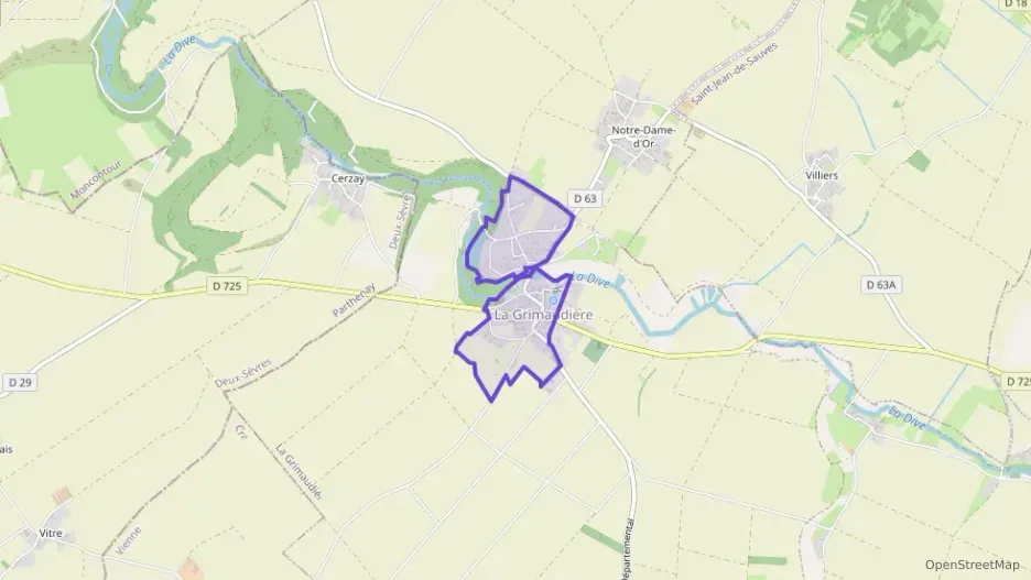 Maison 143 m² cinq pièces à vendre à La Grimaudière Maison 143 m² cinq pièces à vendre à La Grimaudière