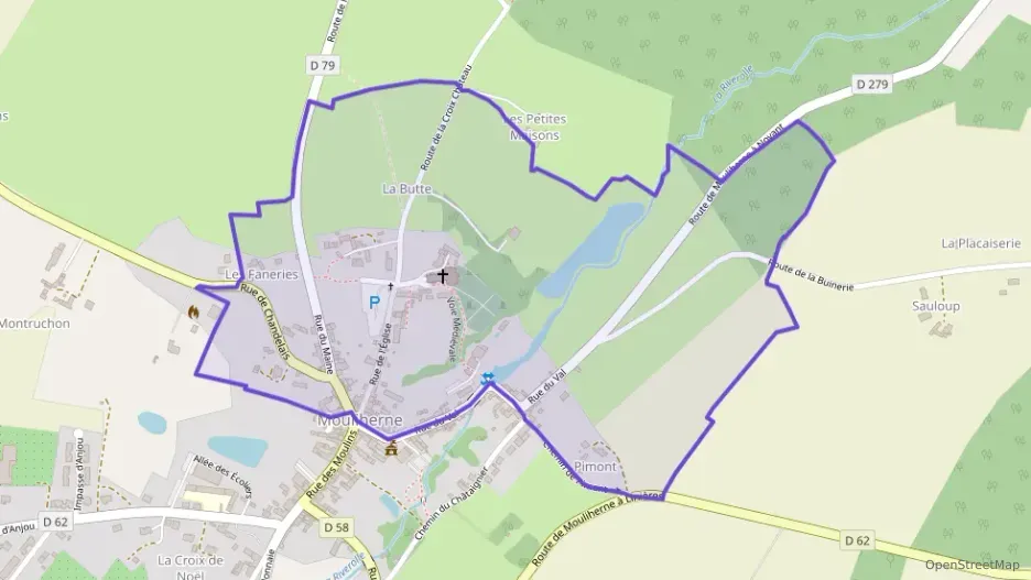 Maison 76 m² trois pièces à vendre à Mouliherne Maison 76 m² trois pièces à vendre à Mouliherne