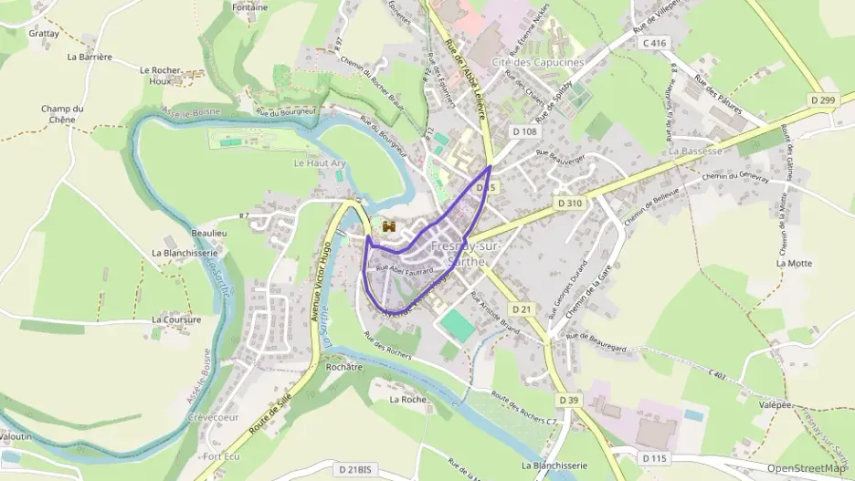 Maison 124 m² quatre pièces à vendre à Fresnay-sur-Sarthe