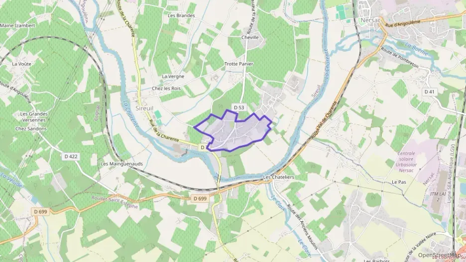 Maison 91 m² quatre pièces à vendre à Sireuil