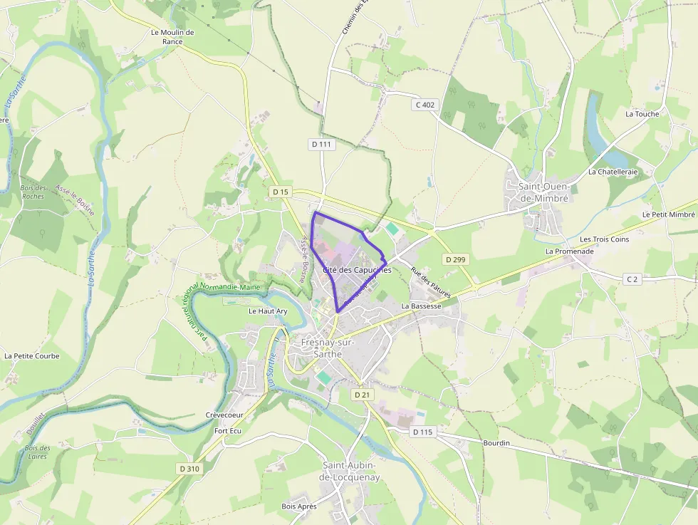 Maison 71 m² quatre pièces à vendre à Fresnay-sur-Sarthe