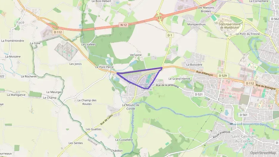 Maison 67 m² trois pièces à vendre à Condé-sur-Sarthe