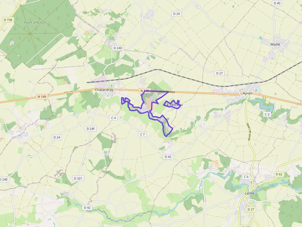 Maison 104 m² quatre pièces à vendre à Chalandray