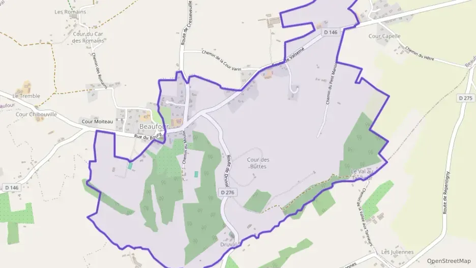 Maison 54 m² quatre pièces à vendre à Beaufour-Druval