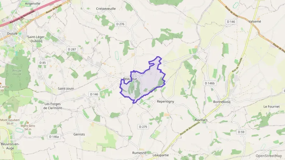 Maison 54 m² quatre pièces à vendre à Beaufour-Druval