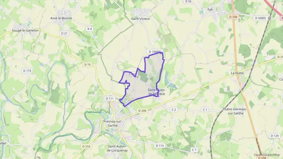 Maison 128 m² six pièces à vendre à Saint-Ouen-de-Mimbré