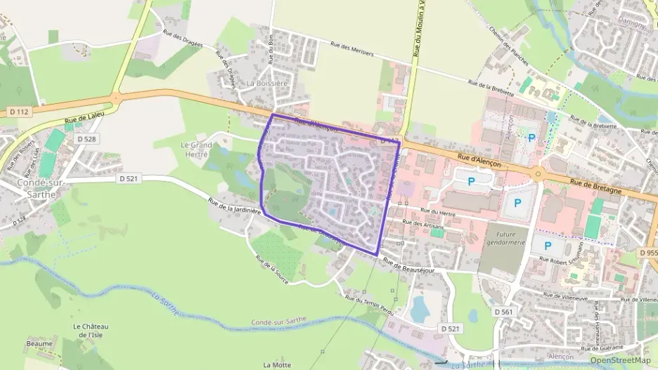 Maison 96 m² six pièces à vendre à Condé-sur-Sarthe