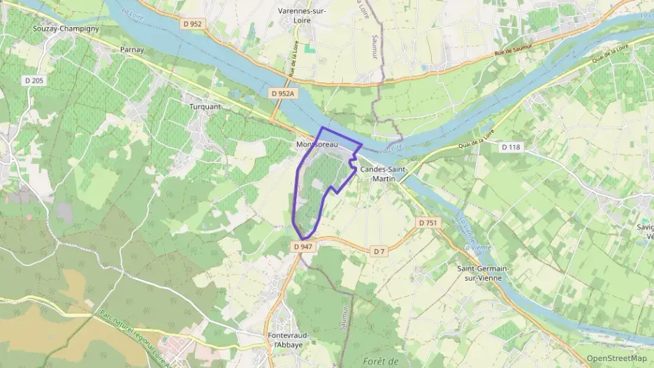 Maison 127 m² quatre pièces à vendre à Montsoreau