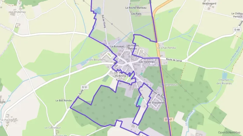 Maison 81 m² quatre pièces à vendre à Roiffé Maison 81 m² quatre pièces à vendre à Roiffé