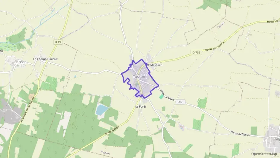 Maison 50 m² deux pieces à vendre à Tusson Maison 50 m² deux pieces à vendre à Tusson