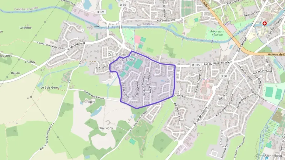 Maison 80 m² quatre pièces à vendre à Saint-Germain-du-Corbéis Maison 80 m² quatre pièces à vendre à Saint-Germain-du-Corbéis