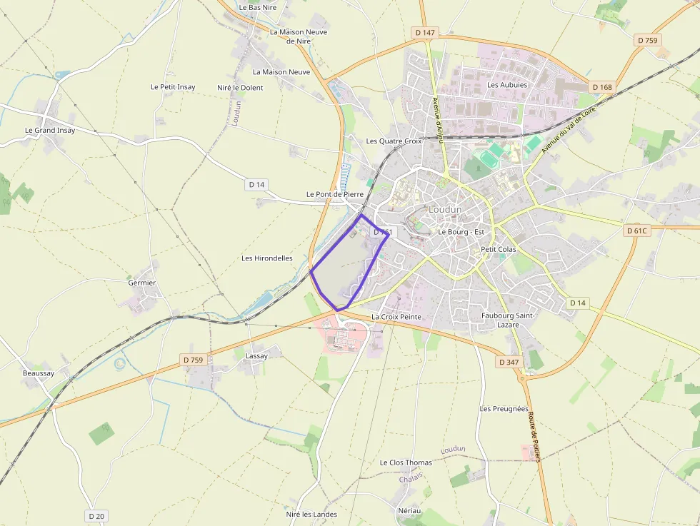 Maison 70 m² quatre pièces à vendre à Loudun