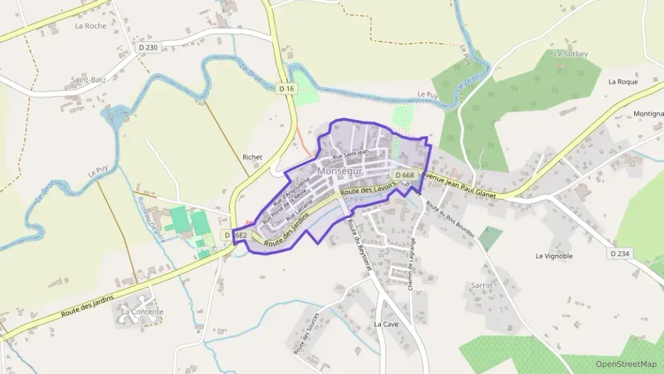 Maison 87 m² quatre pièces à vendre à Monségur